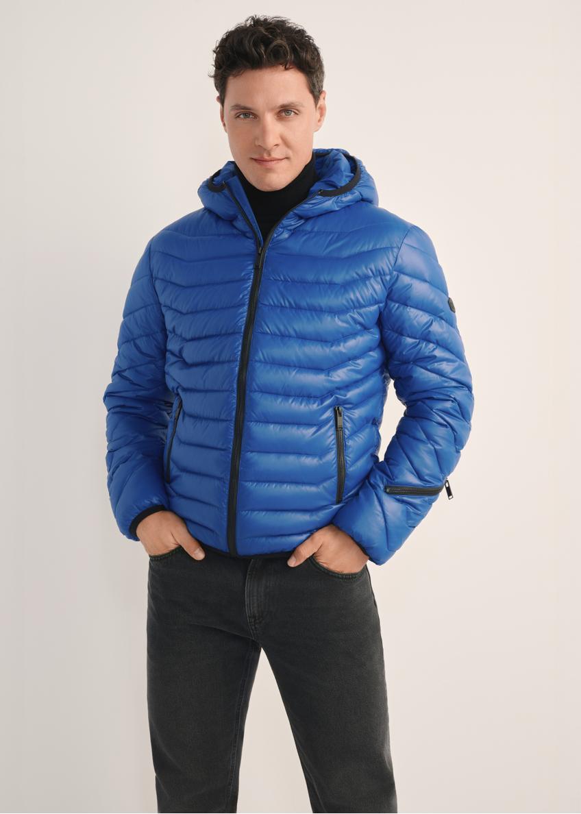 Men's blue jacket KURMT-0380-61(Z25)