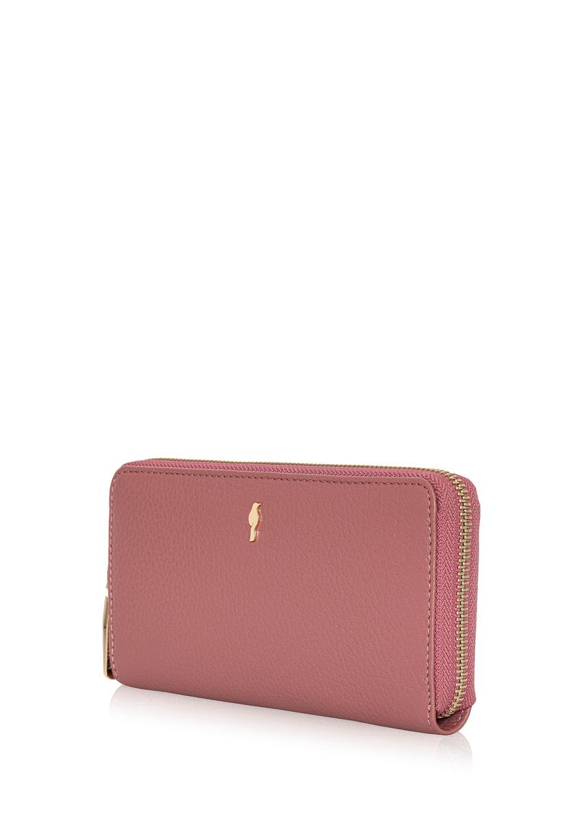 Pink leather women's wallet PORES-0800E-31(Z24)