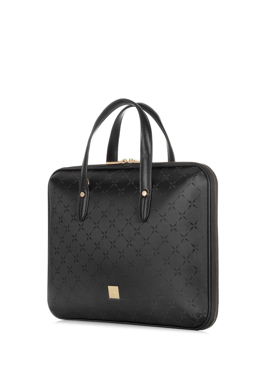 Black women's laptop bag TOREN-0258A-99(Z24)