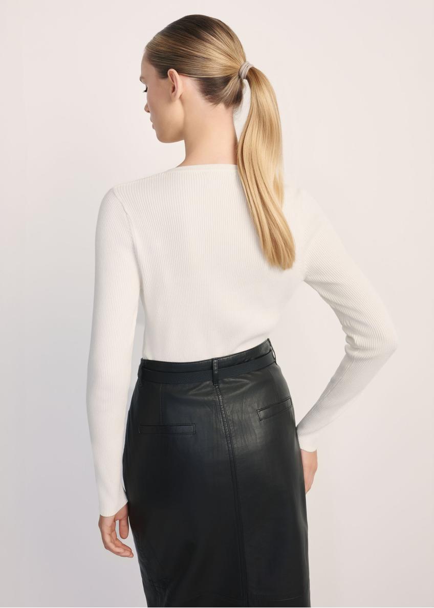 Women's ribbed longsleeve LSLDT-0028-0B(W26)