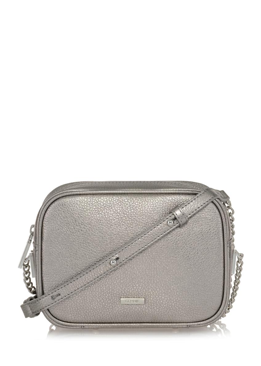 Women's metallic leather handbag TORES-0929-92(W23)-07