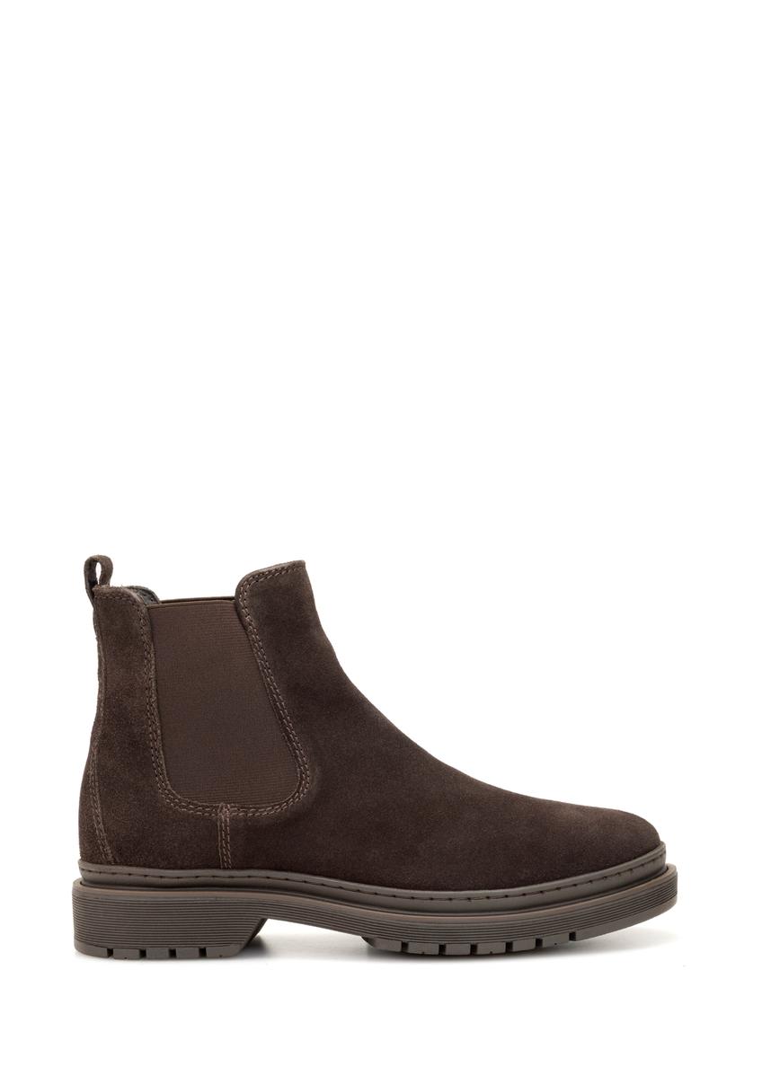 Men's brown suede Chelsea boots BUTYM-0511-89(Z25)