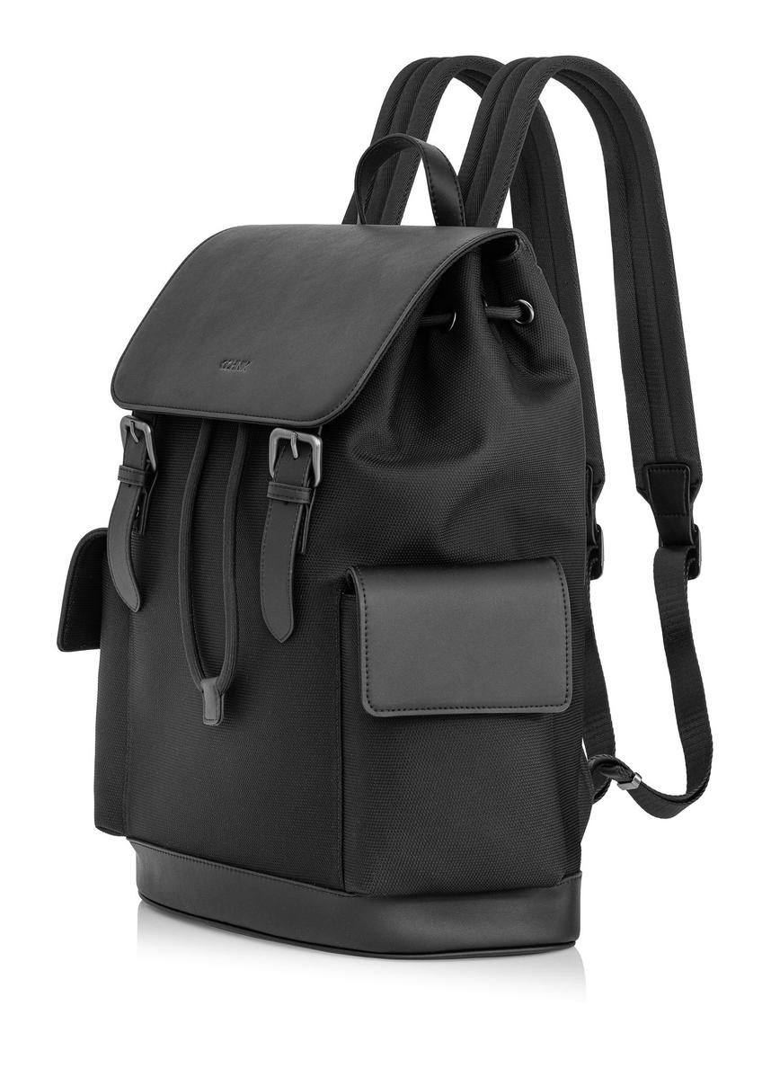 Black large men's backpack TORMN-0356-99(W25)