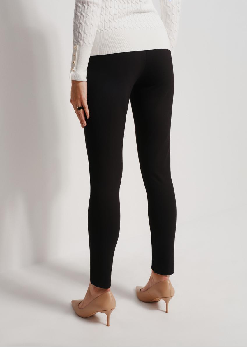 Black fitted women's trousers SPODT-0096-99(Z24)