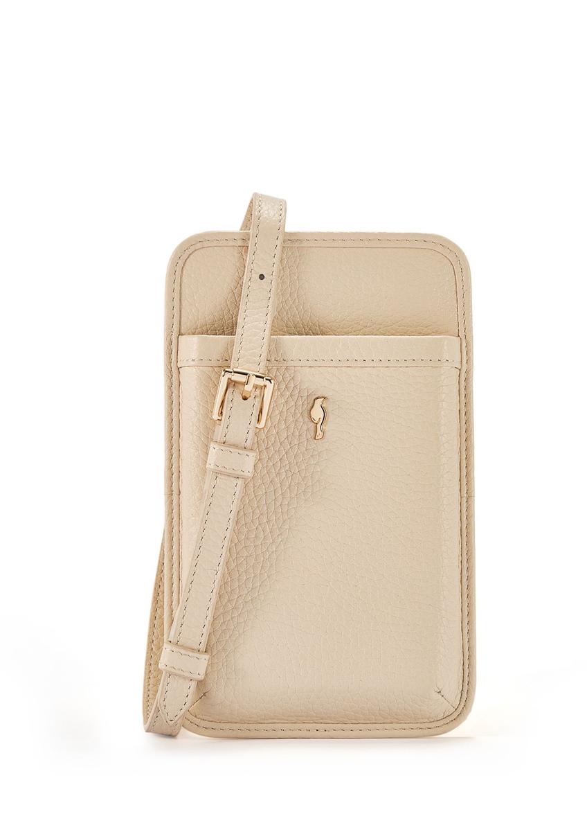 Cream leather women's bag TORES-1091C-12(W25)-08