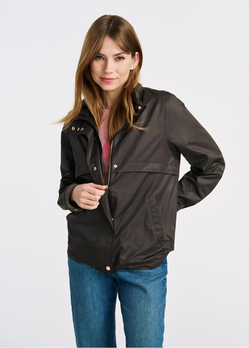 Black transitional women's jacket KURDT-0558-99(W25)-01