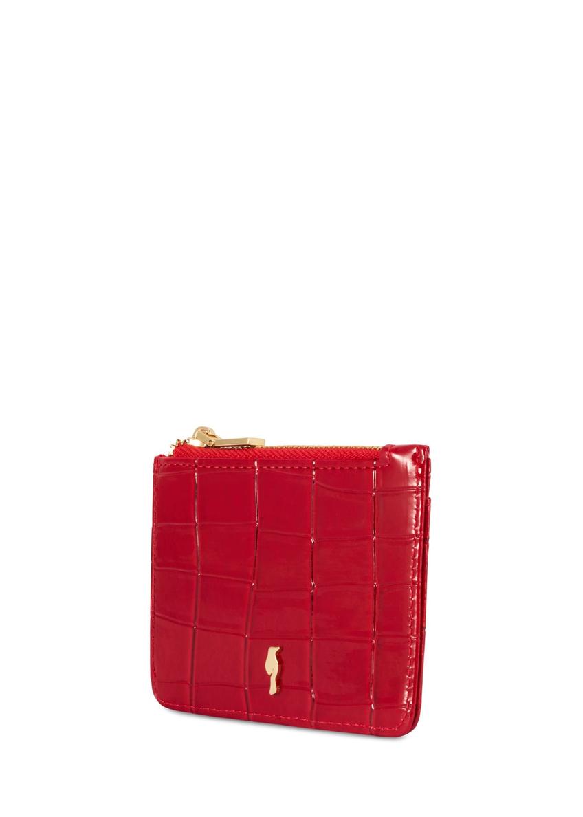Small red women's wallet POREC-0425-42(Z25)