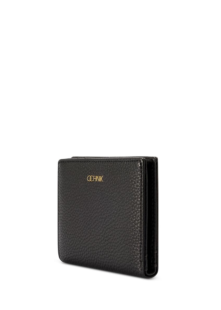 Small black women's wallet POREC-0415-99(W26)