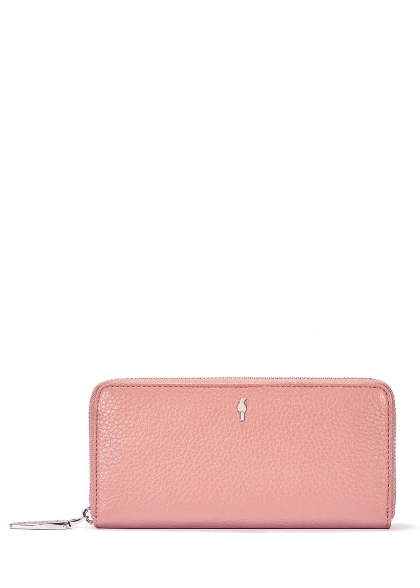 Large pink leather women's wallet PORES-0800F-31(W25)