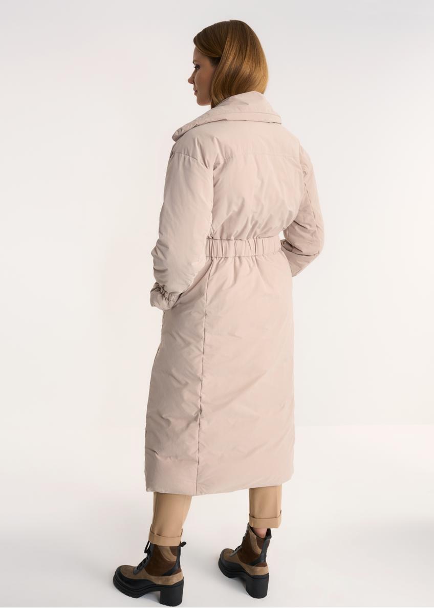 Women's coat with decorative crease KURDT-0383-81(Z22)