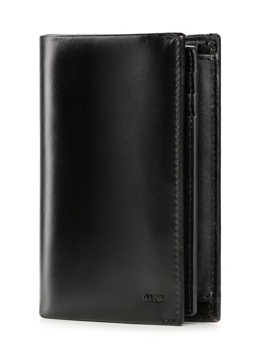 Black large leather men's wallet PORMS-0662-99(Z25)
