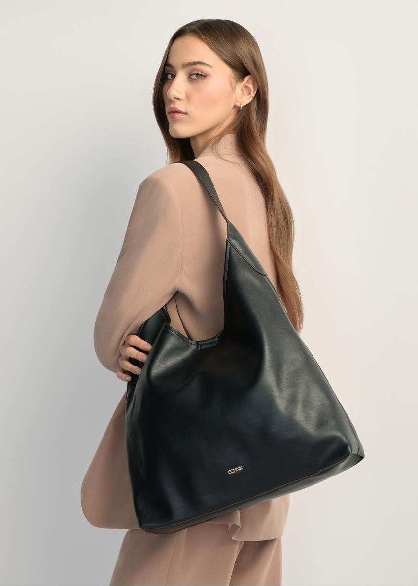 Large black women's handbag TOREC-1199-99(W26)