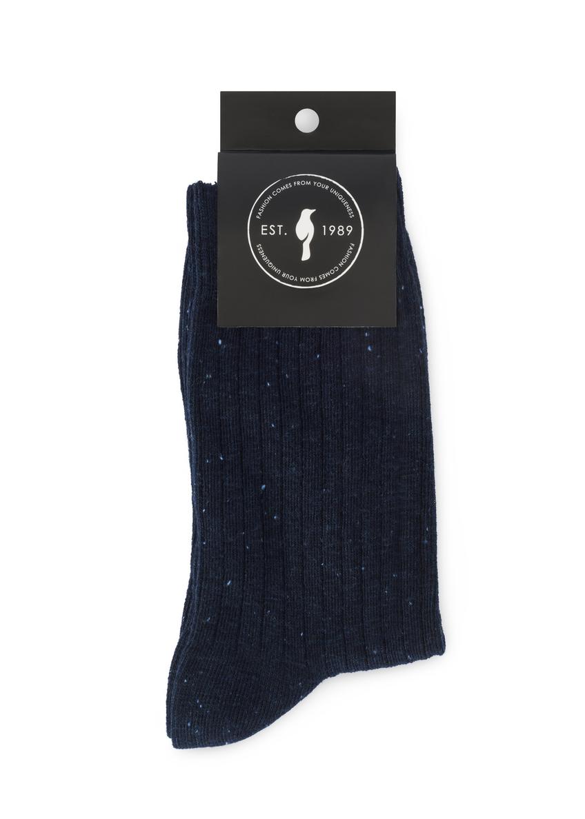 Navy blue men's socks SKAMT-0192-69(Z25)