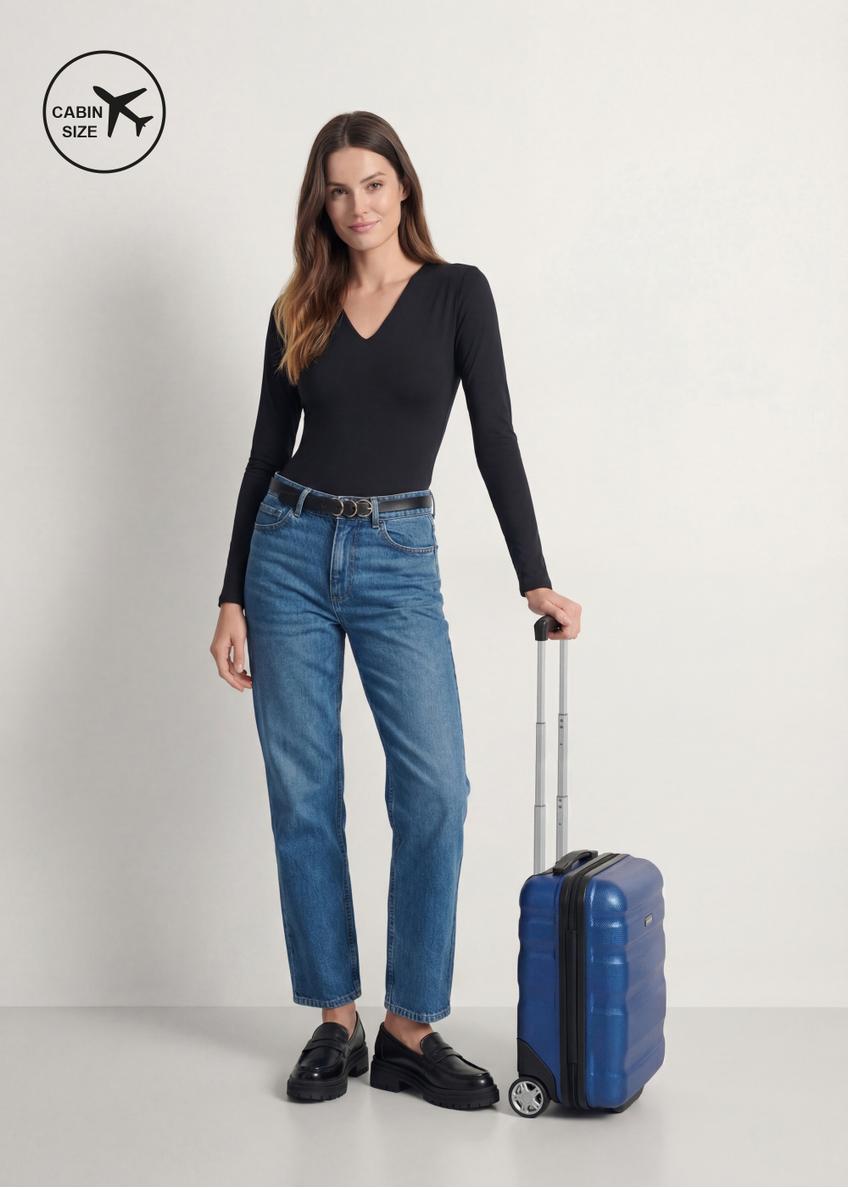 Cabin suitcase on wheels WALPC-0012-7C-16(W26)