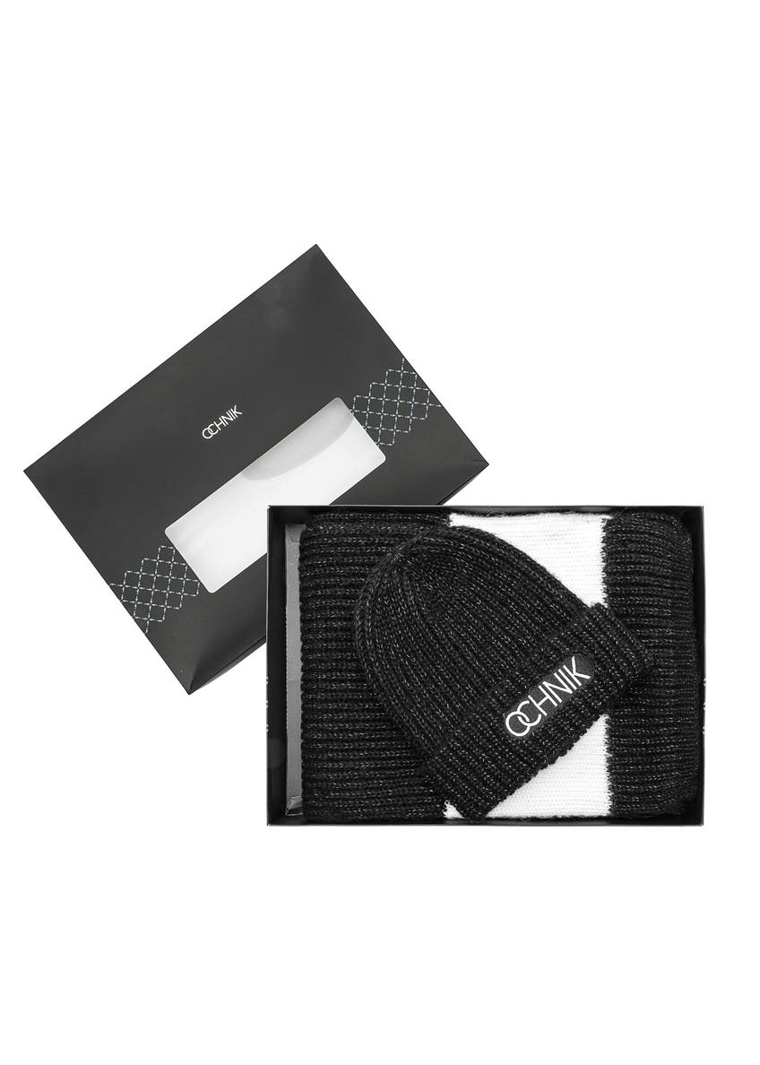 Black cap and scarf set ZESTD-0010-99(Z25)
