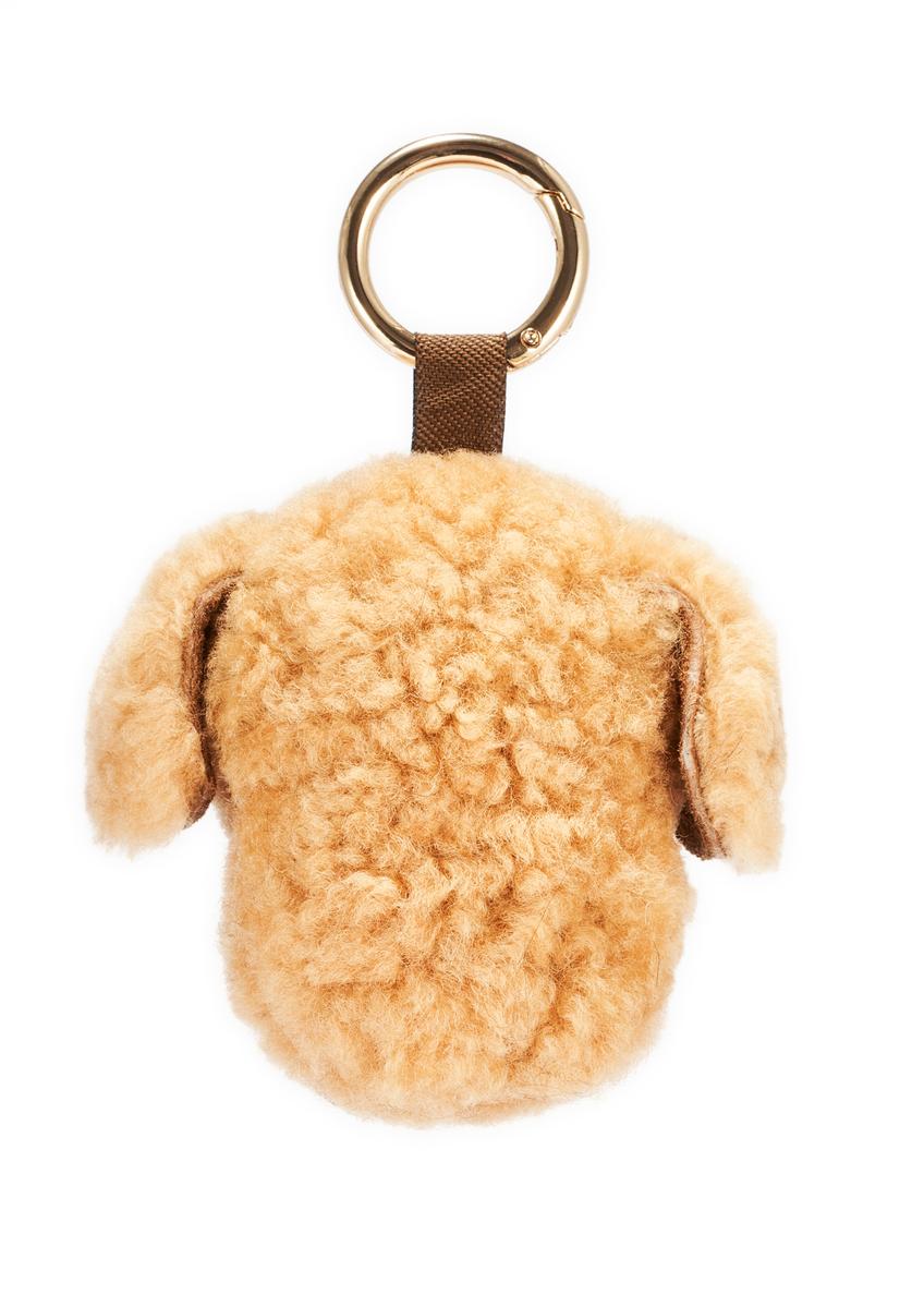 Brown dog-shaped keychain BRELOK-210A-81(Z25)