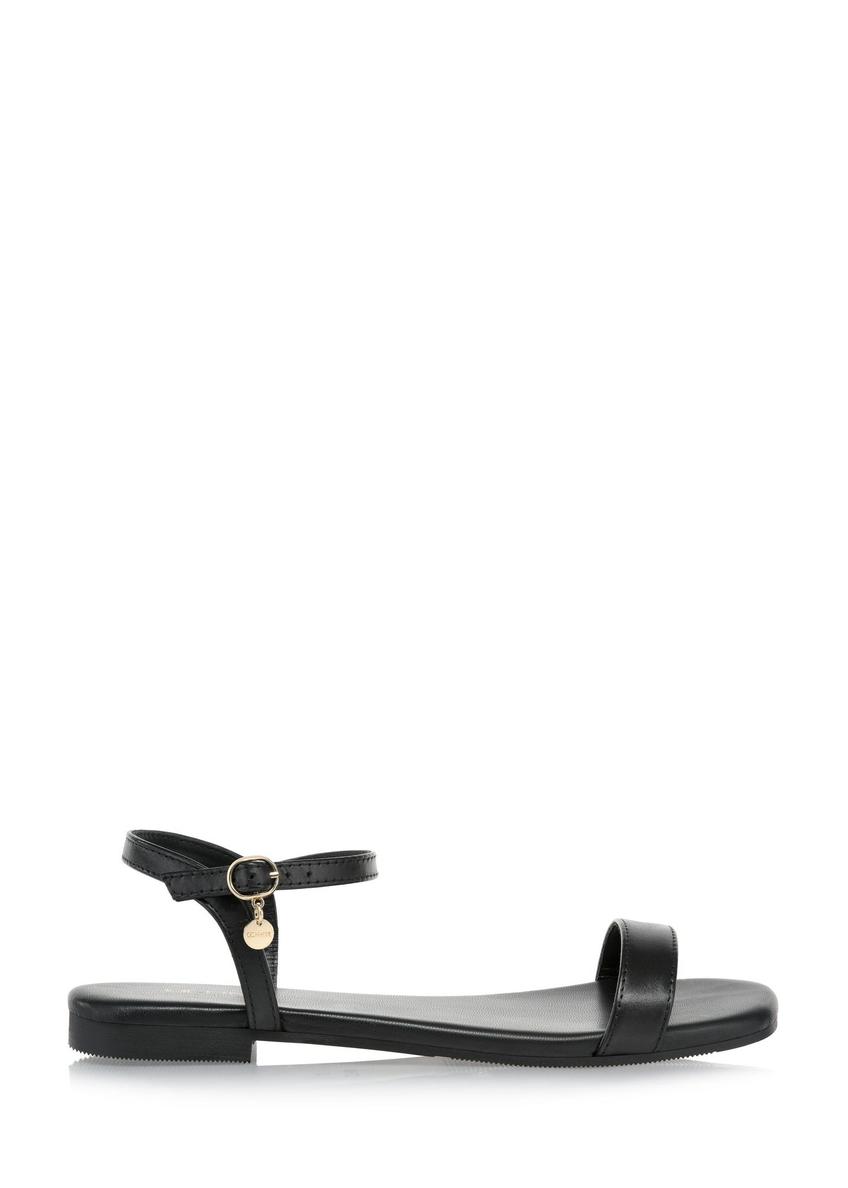 Leather black classic sandals BUTYD-1055-99(W24)-06