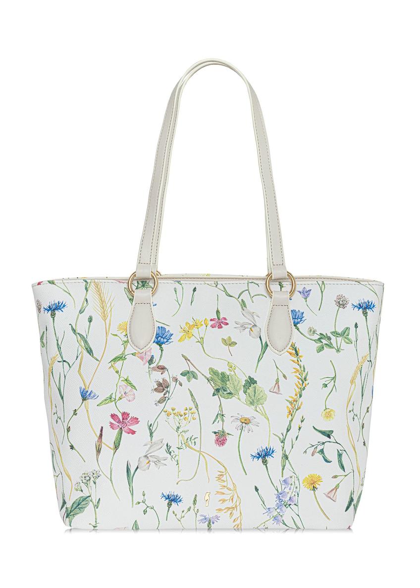 Women's floral shopper bag TOREC-0997-15(W25)-10