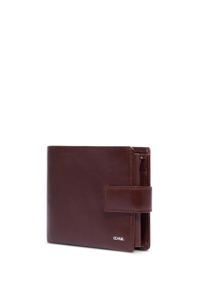 Men's brown leather wallet PL-191-1H(KS)