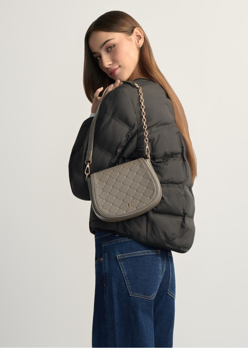 Light brown women's messenger bag TOREC-1179-1K(W26)