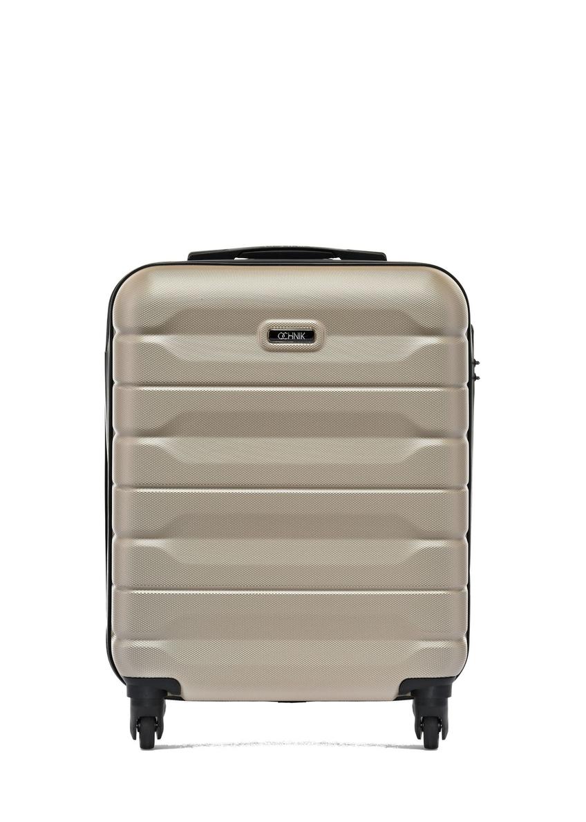 Small suitcase on wheels WALAB-0067-0X-19(W26), front view of the product on a white background.