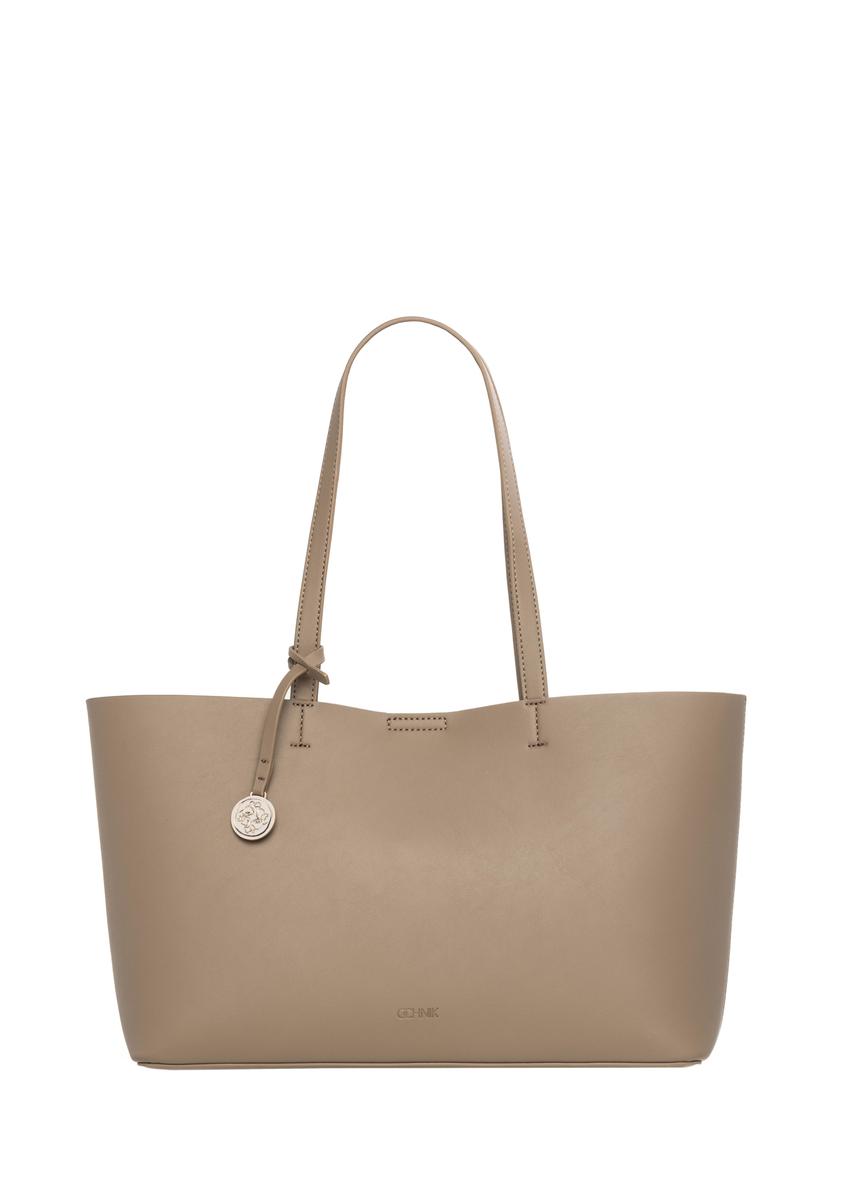 Large women's handbag in cool beige color TOREC-1258-1K(Z26)