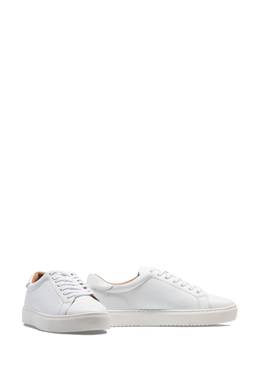 White leather sports shoes BUTYM-0503-11(W25)