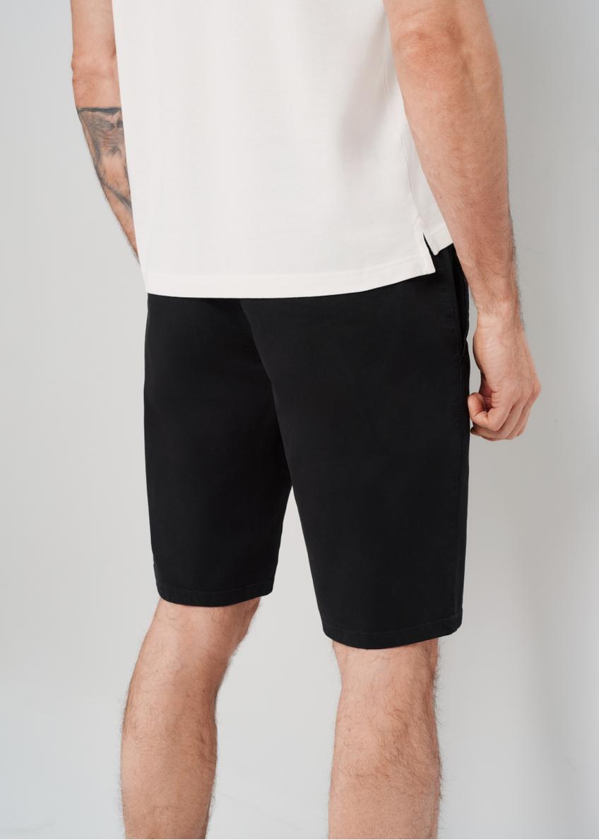 Men's black cotton shorts SZOMT-0029-99(W24)