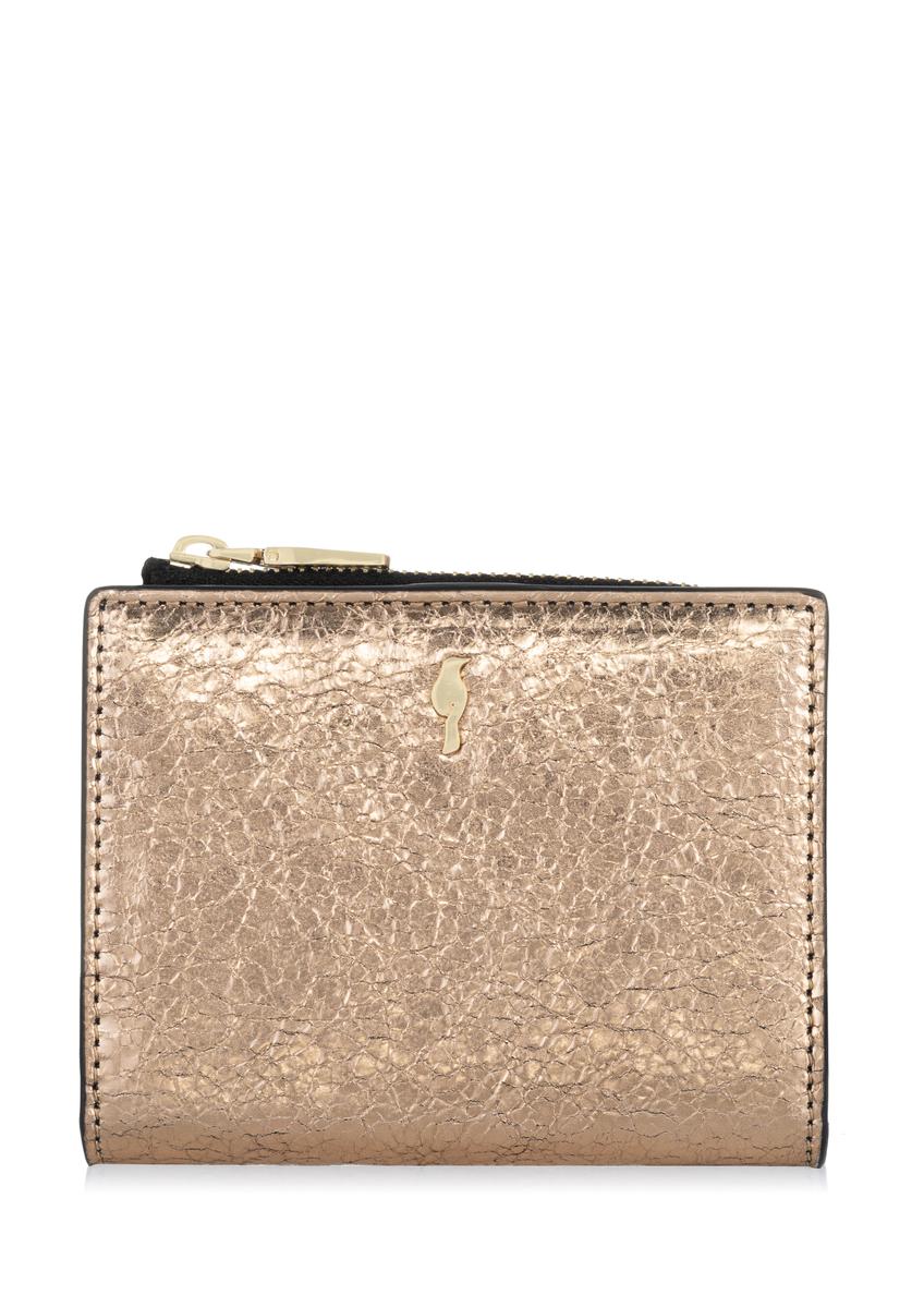 Women's small gold wallet PORES-0842-28(W23)-09