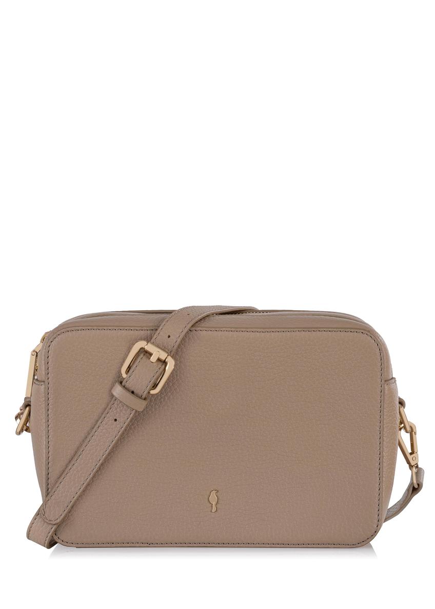 Beige leather handbag for women TORES-0732B-81(W24)-07