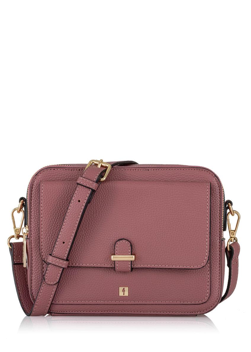 Women's messenger bag in dark pink TOREC-0405B-32(Z24)-08