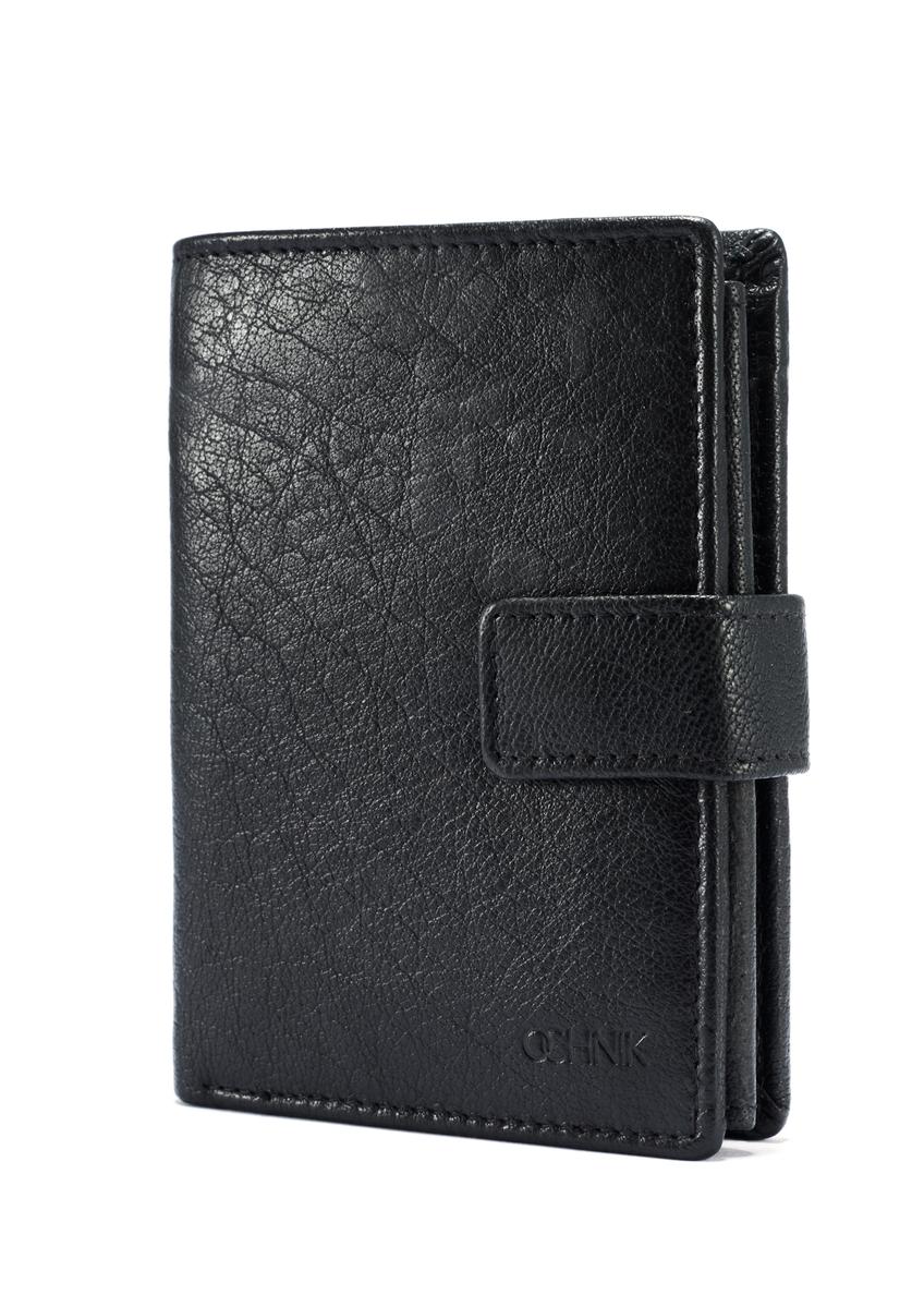Black leather men's wallet PORMS-0650-99(W25)