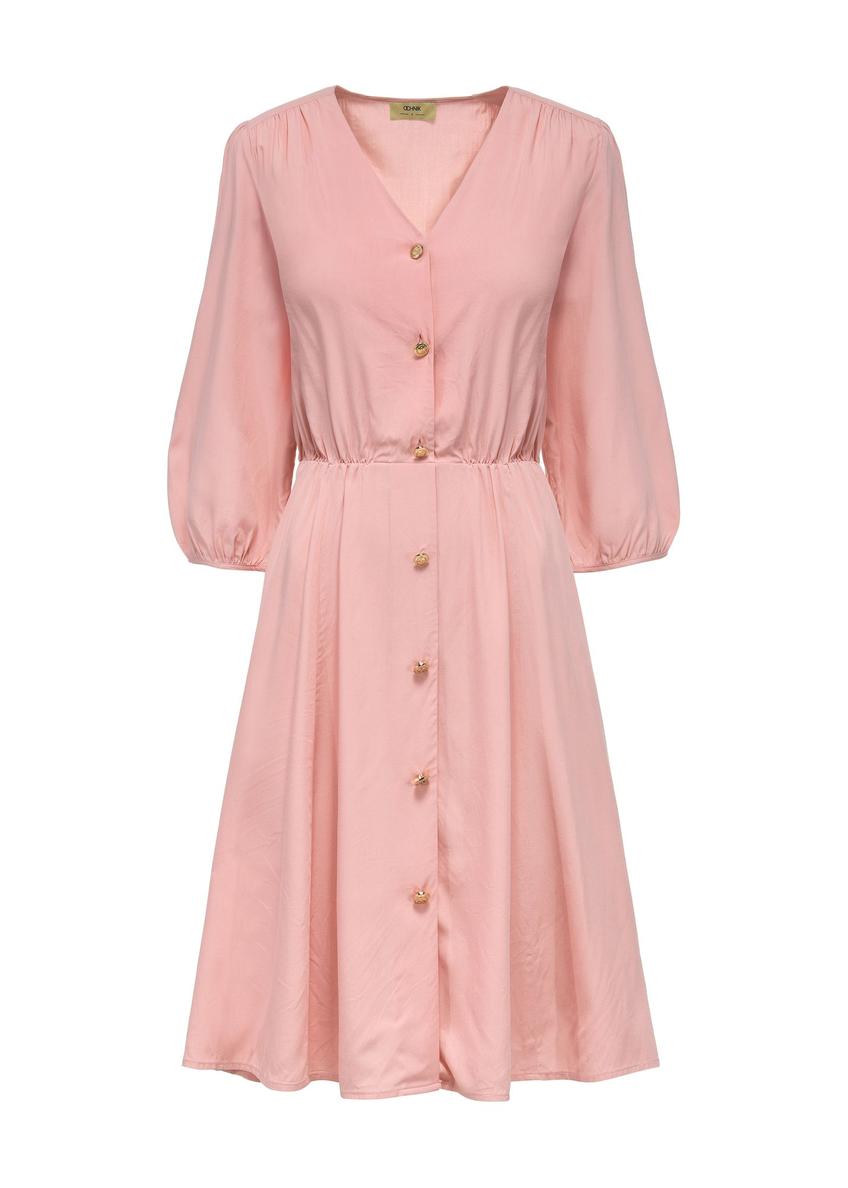 Pink women's dress SUKDT-0186-34(W25)