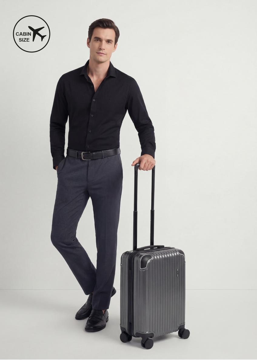 Small suitcase on wheels WALAB-0073-9C-19(W26)