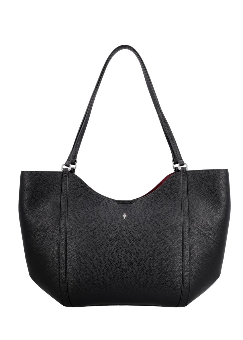 Black women's shopper bag TOREC-1296-9I (Z26)