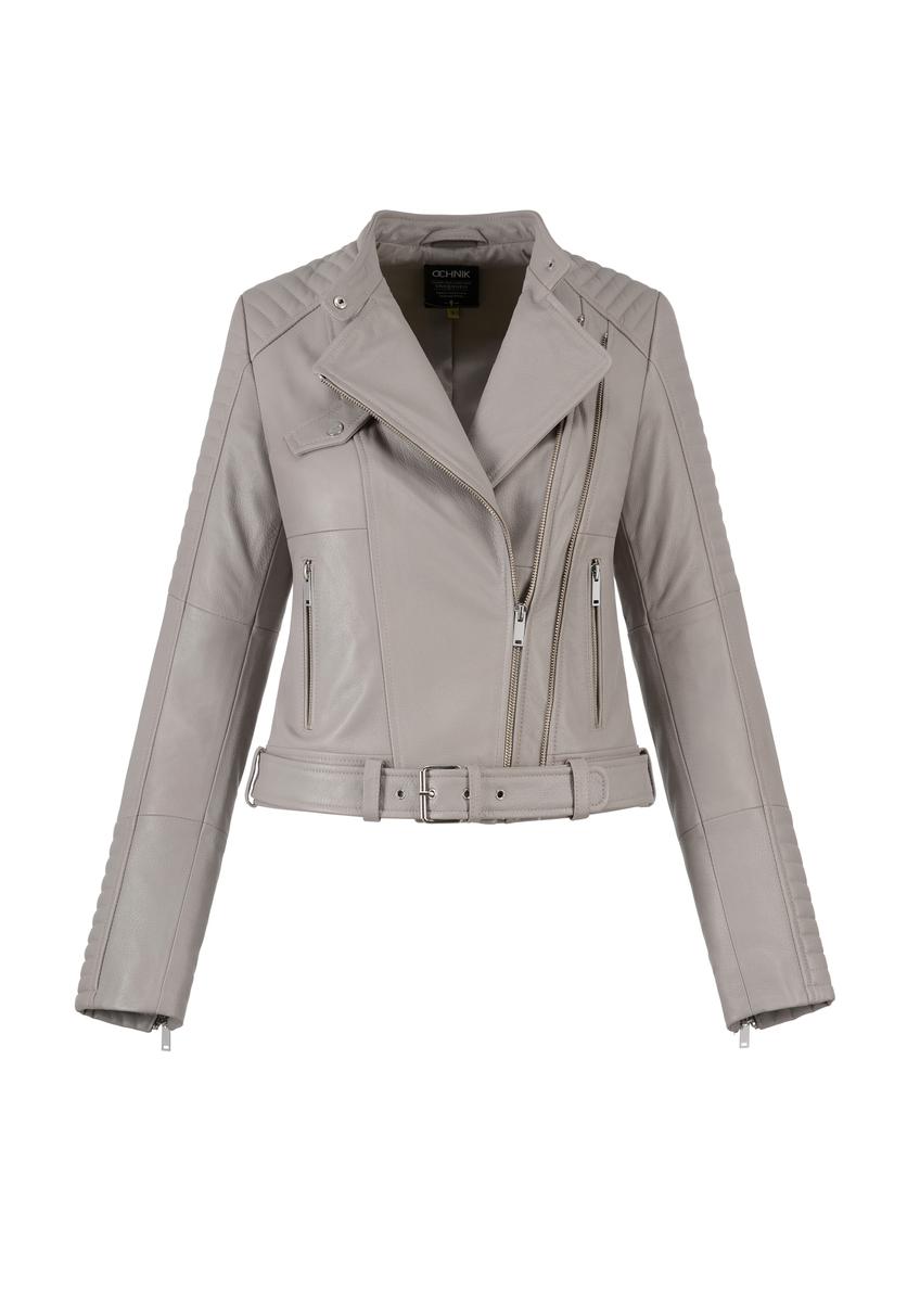 Women's grey natural leather ramones KURDS-0433-1317(W23)-04