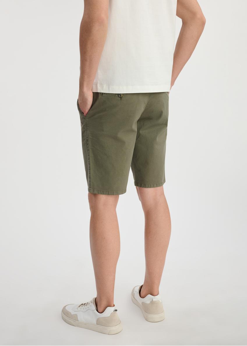 Dark green men's shorts SZOMT-0029-54(W25)