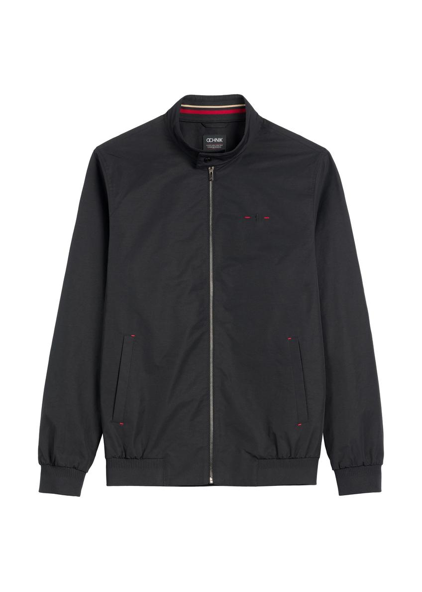 Black lightweight men's transition jacket KURMT-0370-99(W26)