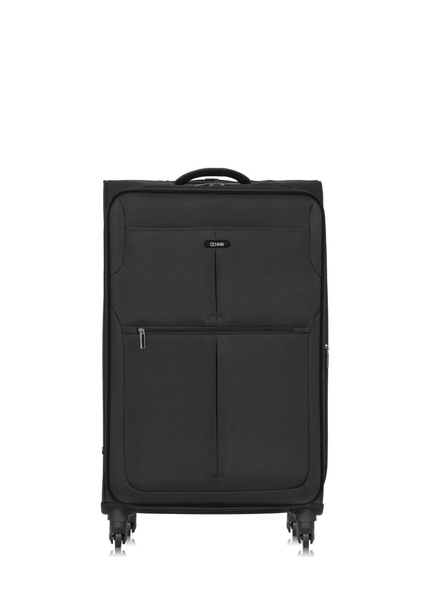 Medium suitcase on wheels WALNY-0030-99-24(W24)-01