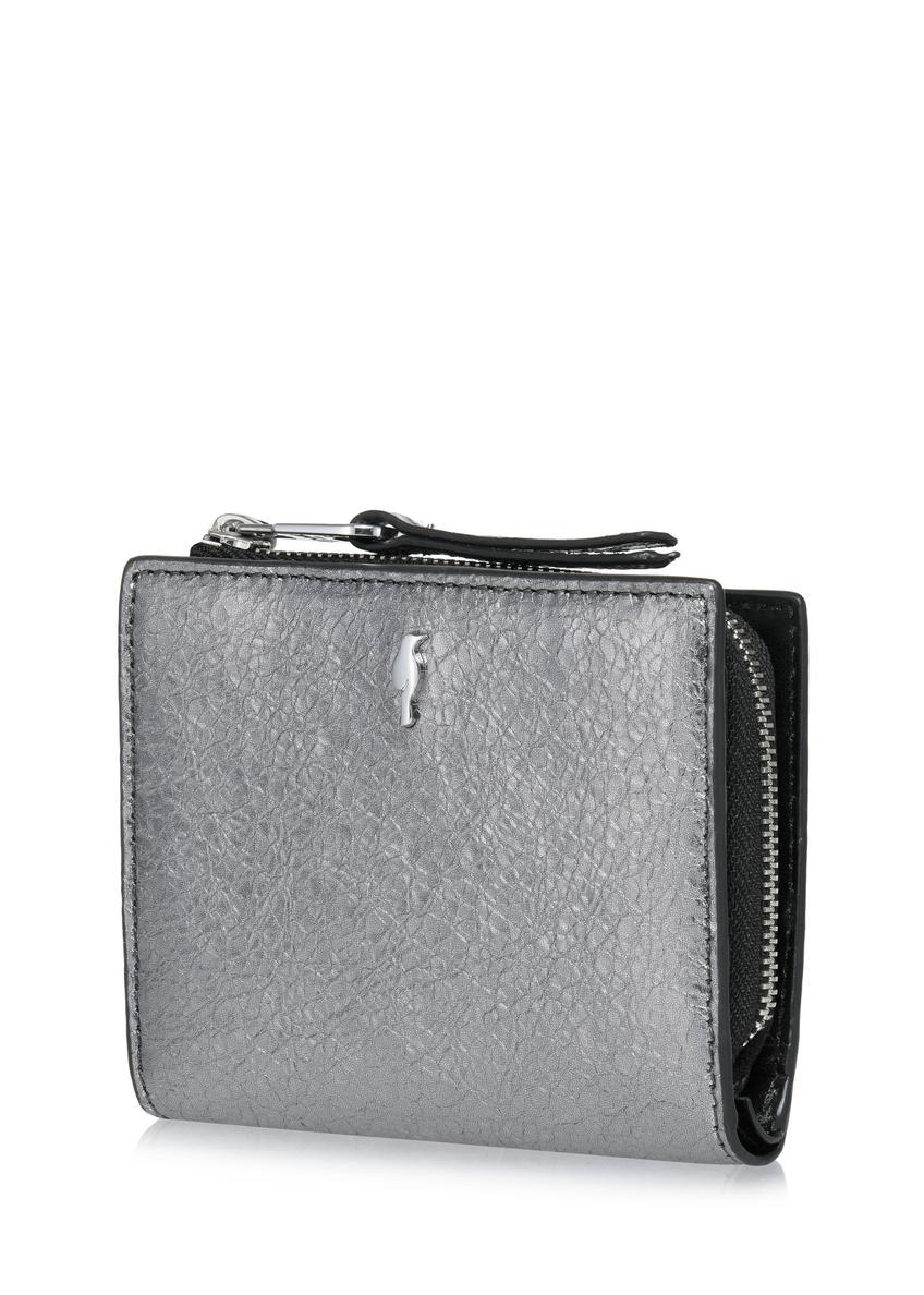 Silver Leather Medium Women's Wallet PORES-0935-95(Z24)