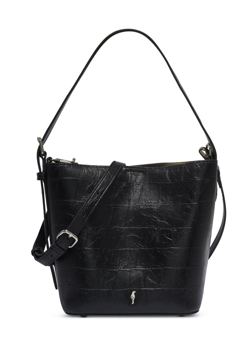 Black croco women's handbag TOREC-1305-9G(Z26)