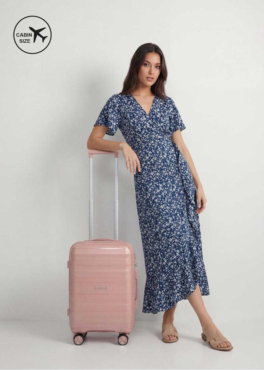 Small suitcase on wheels WALPP-0024-5B-19(W26)