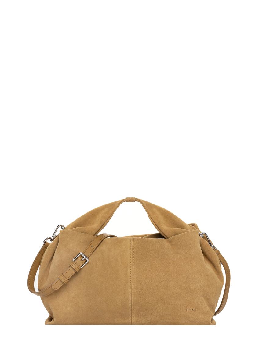 Medium suede women's handbag TORES-1311-1B(W26)