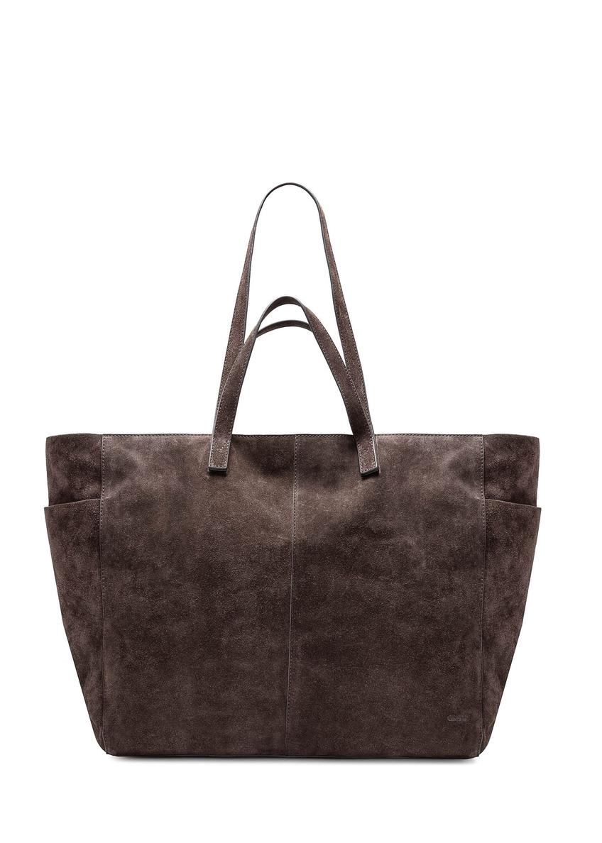 Brown suede women's bag TORES-1187-1I(Z26)