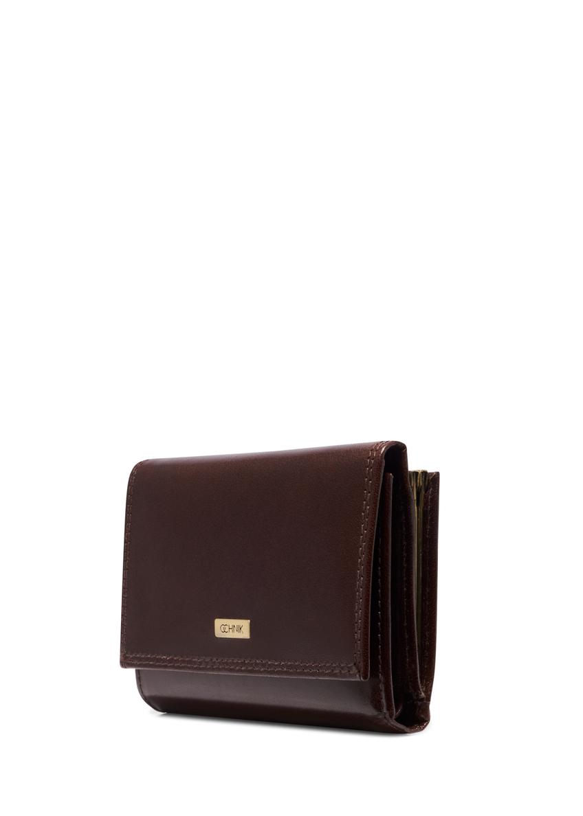 Brown Leather Women's Wallet PL-189-1H(KS)