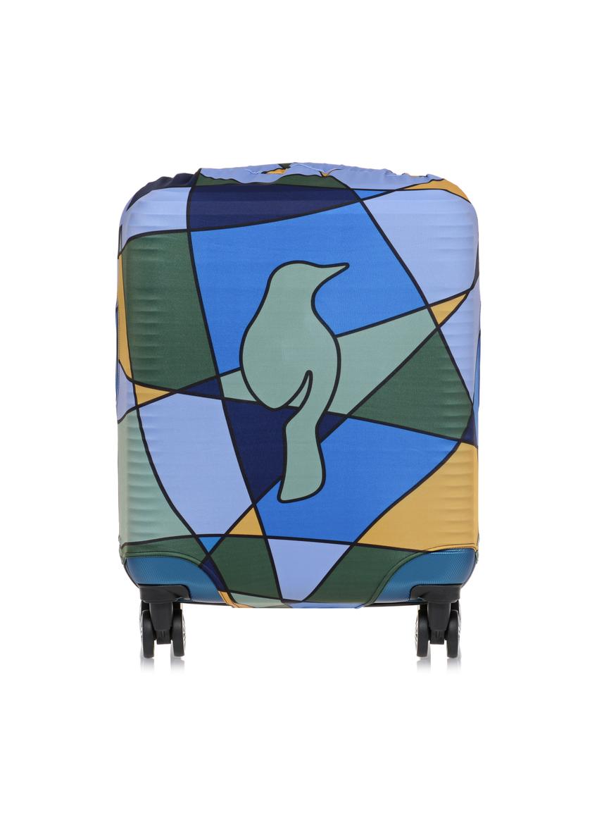 Geometric cover for small suitcase AW-005-0011-15-S(W24)-01