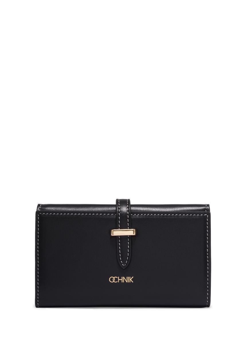 Large women's leather wallet PORES-1006-99(Z26), front product view on white background.