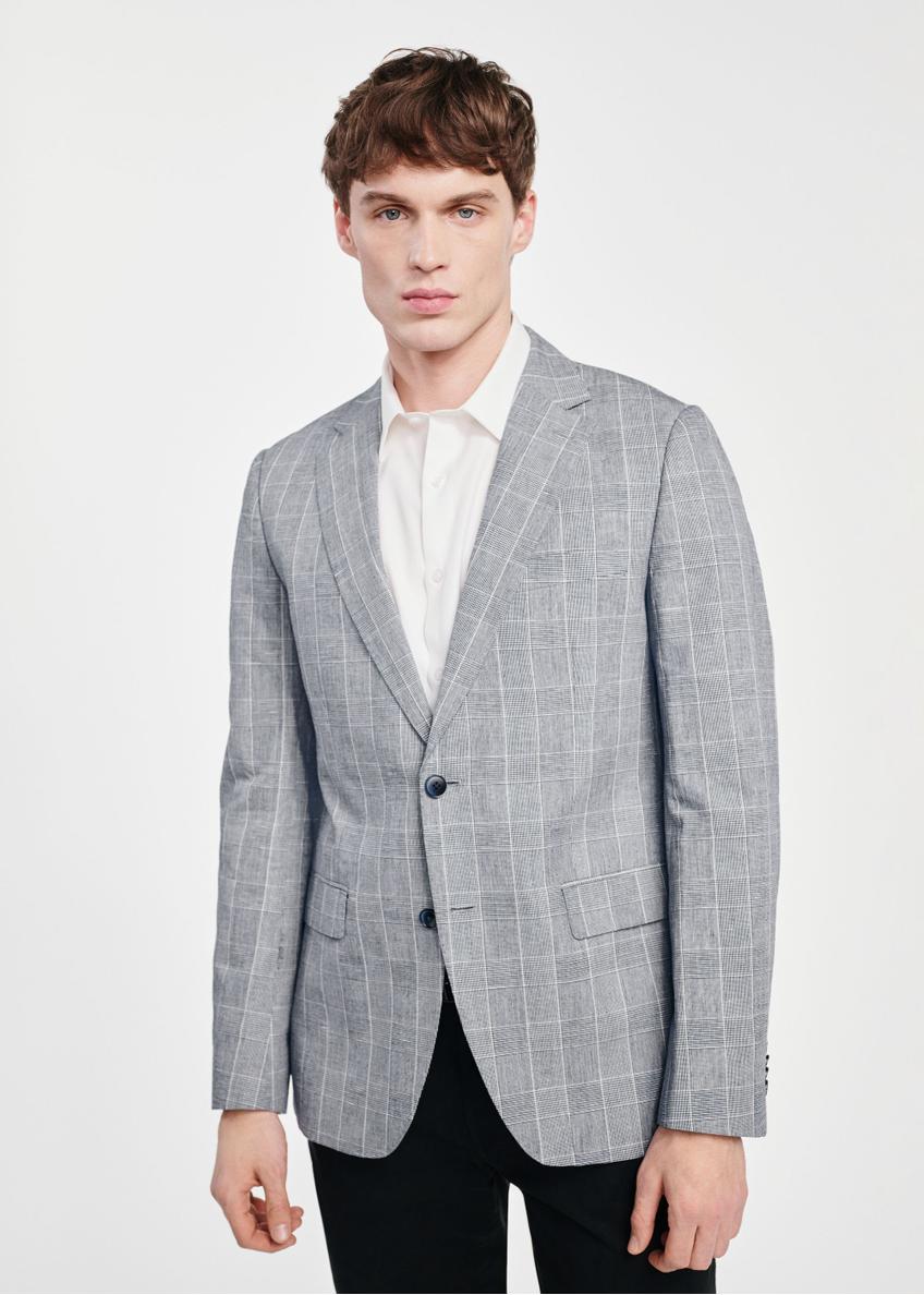 Men's checked jacket MARMT-0016-69(W25)-01