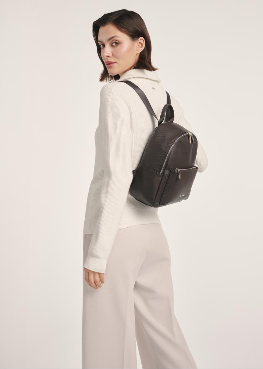 Dark brown women's backpack TOREC-0996A-89(Z25)