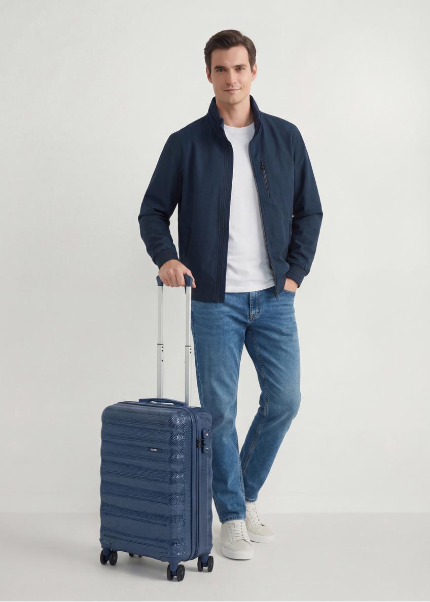 Small suitcase on wheels WALPC-0015-7D-19(W26)